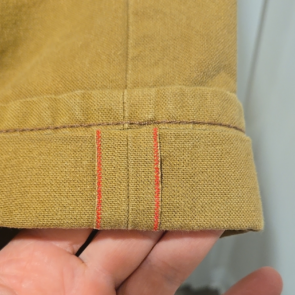 Naked & Famous Denim Tan Pants View 2